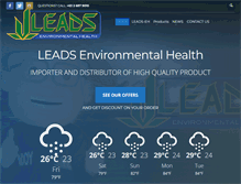 Tablet Screenshot of leads-eh.com